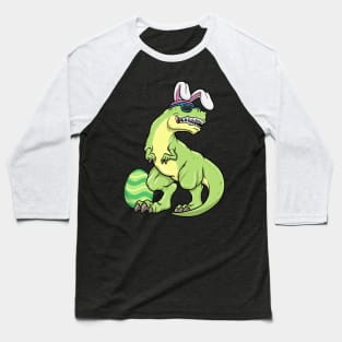 Cool dinosur as a easter bunny with a easter egg Baseball T-Shirt